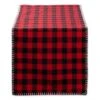 DII® 72" Christmas Buffalo Check With Embroidery Table Runner -Michaels X-Mas Decor D363770S 1