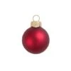 Whitehurst 40ct. 1.5" Matte Glass Christmas Ornaments Red -Michaels X-Mas Decor D384939S 1