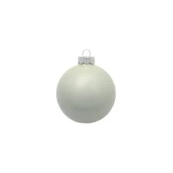 Whitehurst 12ct. 2.75" Pearl Glass Ball Ornaments White Polar Pearl