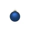 Whitehurst 8ct. 3.25" Matte Glass Ball Ornaments Midnight Blue Matte -Michaels X-Mas Decor D385007S 11