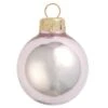 2ct. 6" Shiny Glass Ball Ornaments Baby Pink Shiny -Michaels X-Mas Decor D385027S 1