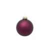Whitehurst 8ct. 3.25" Matte Glass Ball Ornaments Purple Matte -Michaels X-Mas Decor D385083S 11