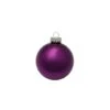 Whitehurst 8ct. 3.25" Shiny Glass Ball Ornaments Purple Shiny