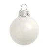 Whitehurst 6ct. 4" Shiny Glass Ball Ornaments White Shiny