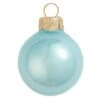 Whitehurst 12ct. 2.75" Pearl Glass Ball Ornaments Baby Blue Pearl -Michaels X-Mas Decor D385118S 1