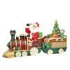 24" Pre-Lit Multicolor LED Santa Train Tabletop Décor -Michaels X-Mas Decor D393373S 1