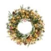 24" Pre-Lit Pine, Cones & Red Berries Wreath 1 24" Pre-Lit Pine, Cones & Red Berries Wreath -Michaels X-Mas Decor D393386S 1