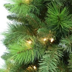 6.5ft. Pre-Lit Adirondack Pine Artificial Christmas Tree, Clear Lights -Michaels X-Mas Decor D393412S 2