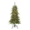 4.5ft. Pre-Lit Slim Aspen Fir Artificial Christmas Tree, Clear Lights 2 4.5ft. Pre-Lit Slim Aspen Fir Artificial Christmas Tree, Clear Lights -Michaels X-Mas Decor D393420S 1