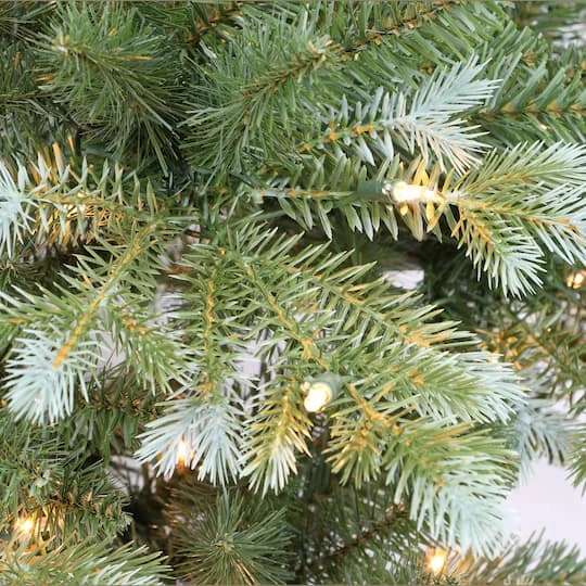 6.5ft. Pre-Lit Slim Colorado Blue Spruce Artificial Christmas Tree, Clear Lights 5 6.5ft. Pre-Lit Slim Colorado Blue Spruce Artificial Christmas Tree, Clear Lights - Image 3