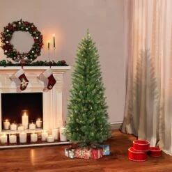 4ft. Pre-Lit Carson Pine Artificial Christmas Tree, Clear Lights -Michaels X-Mas Decor D393433S 3