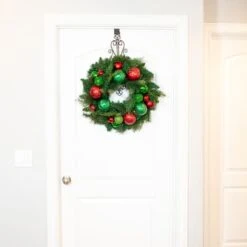 Village Lighting 24" Christmas Cheer Wreath -Michaels X-Mas Decor D403200S 7