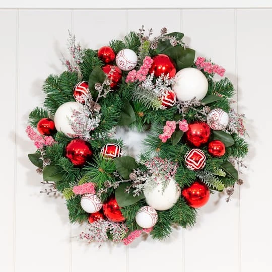 Village Lighting 24" Nordic Wreath 8 Village Lighting 24" Nordic Wreath - Image 6
