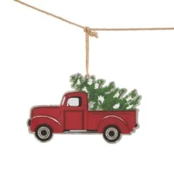 Glitzhome® 6ft. Christmas Red Truck Garland, 2ct. 13 Glitzhome® 6ft. Christmas Red Truck Garland, 2ct. -Michaels X-Mas Decor D445235S 4