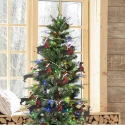 Glitzhome® 6ft. Christmas Dog Garland, 2ct. -Michaels X-Mas Decor D445236S 3