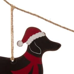 Glitzhome® 6ft. Christmas Dog Garland, 2ct. -Michaels X-Mas Decor D445236S 6
