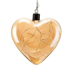 Glitzhome® 26" LED Glass Heart Wall Décor, Set Of 3 15 Glitzhome® 26" LED Glass Heart Wall Décor, Set Of 3 -Michaels X-Mas Decor D446054S 5