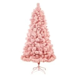 7ft. Pre-Lit Holiday Pink Cashmere Artificial Christmas Tree, White LED Lights 16 7ft. Pre-Lit Holiday Pink Cashmere Artificial Christmas Tree, White LED Lights -Michaels X-Mas Decor D478780S 3