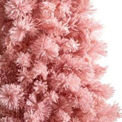 7ft. Pre-Lit Holiday Pink Cashmere Artificial Christmas Tree, White LED Lights 18 7ft. Pre-Lit Holiday Pink Cashmere Artificial Christmas Tree, White LED Lights -Michaels X-Mas Decor D478780S 5