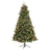 7.5ft. Pre-Lit Snow Tipped Aspen Spruce Artificial Christmas Tree, White LED Lights 2 7.5ft. Pre-Lit Snow Tipped Aspen Spruce Artificial Christmas Tree, White LED Lights -Michaels X-Mas Decor D478784S 1