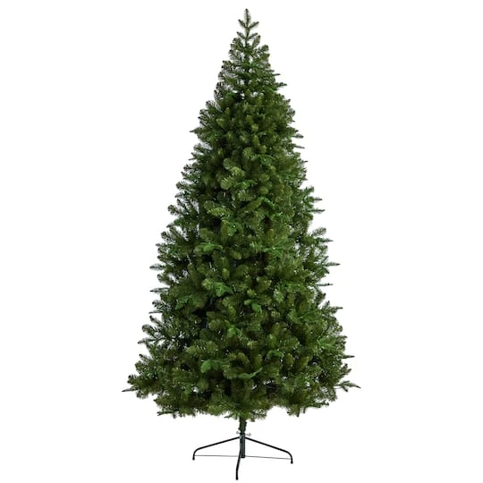 8ft. Pre-Lit Grand Teton Spruce Flat Back Artificial Christmas Tree, Warm White LED Lights 6 8ft. Pre-Lit Grand Teton Spruce Flat Back Artificial Christmas Tree, Warm White LED Lights - Image 4