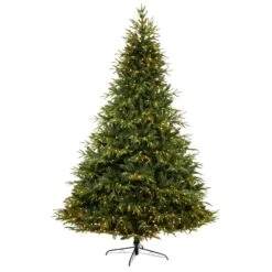 9ft. Pre-Lit Colorado Mountain Fir Natural Look Artificial Christmas Tree, White LED Lights 14 9ft. Pre-Lit Colorado Mountain Fir Natural Look Artificial Christmas Tree, White LED Lights -Michaels X-Mas Decor D478812S 1 1
