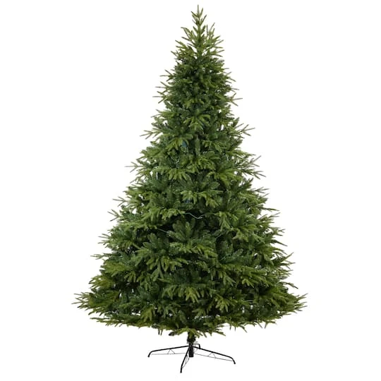 9ft. Pre-Lit Colorado Mountain Fir Natural Look Artificial Christmas Tree, White LED Lights 6 9ft. Pre-Lit Colorado Mountain Fir Natural Look Artificial Christmas Tree, White LED Lights - Image 4