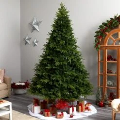9ft. Pre-Lit Colorado Mountain Fir Natural Look Artificial Christmas Tree, White LED Lights 21 9ft. Pre-Lit Colorado Mountain Fir Natural Look Artificial Christmas Tree, White LED Lights -Michaels X-Mas Decor D478812S 8