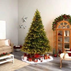 9ft. Pre-Lit Colorado Mountain Fir Natural Look Artificial Christmas Tree, White LED Lights 22 9ft. Pre-Lit Colorado Mountain Fir Natural Look Artificial Christmas Tree, White LED Lights -Michaels X-Mas Decor D478812S 9