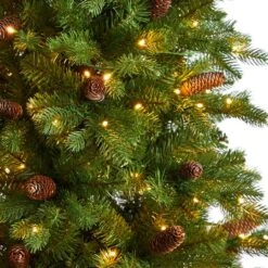 7ft. Pre-Lit Fraser Fir Artificial Christmas Tree, Color Changing LED Lights -Michaels X-Mas Decor D478814S 3
