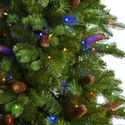 7ft. Pre-Lit Fraser Fir Artificial Christmas Tree, Color Changing LED Lights -Michaels X-Mas Decor D478814S 4