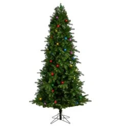 7.5ft. Pre-Lit Montana Mountain Fir Artificial Christmas Tree, Multicolor LED Lights -Michaels X-Mas Decor D478843S 3