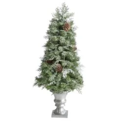 4ft. Pre-Lit English Pine Artificial Christmas Tree, Warm White LED Lights 16 4ft. Pre-Lit English Pine Artificial Christmas Tree, Warm White LED Lights -Michaels X-Mas Decor D478874S 3