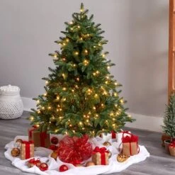 4ft. Pre-Lit South Carolina Spruce Artificial Christmas Tree, Clear Lights 20 4ft. Pre-Lit South Carolina Spruce Artificial Christmas Tree, Clear Lights -Michaels X-Mas Decor D478886S 7