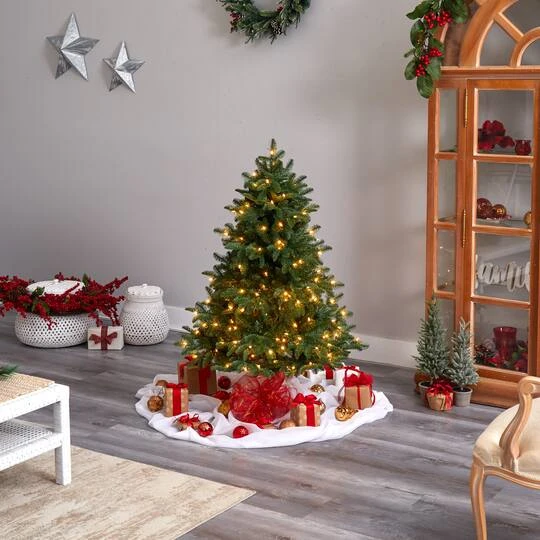 4ft. Pre-Lit South Carolina Spruce Artificial Christmas Tree, Clear Lights 12 4ft. Pre-Lit South Carolina Spruce Artificial Christmas Tree, Clear Lights - Image 10