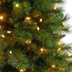 5ft. Pre-Lit West Virginia Mountain Pine Artificial Christmas Tree, Clear Lights -Michaels X-Mas Decor D478901S 4