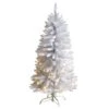 4ft. Pre-Lit White Artificial Christmas Tree, Warm White LED Lights 2 4ft. Pre-Lit White Artificial Christmas Tree, Warm White LED Lights -Michaels X-Mas Decor D478906S 1