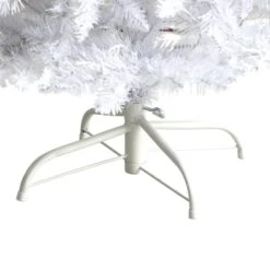 4ft. Pre-Lit White Artificial Christmas Tree, Warm White LED Lights -Michaels X-Mas Decor D478906S 6