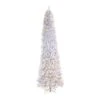 11ft. Pre-Lit Slim White Artificial Christmas Tree, Warm White LED Lights