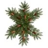 30" Pre-Lit Snowflake Artificial Dunhill Fir Wreath With Pinecones 2 30" Pre-Lit Snowflake Artificial Dunhill Fir Wreath With Pinecones -Michaels X-Mas Decor D479001S 1