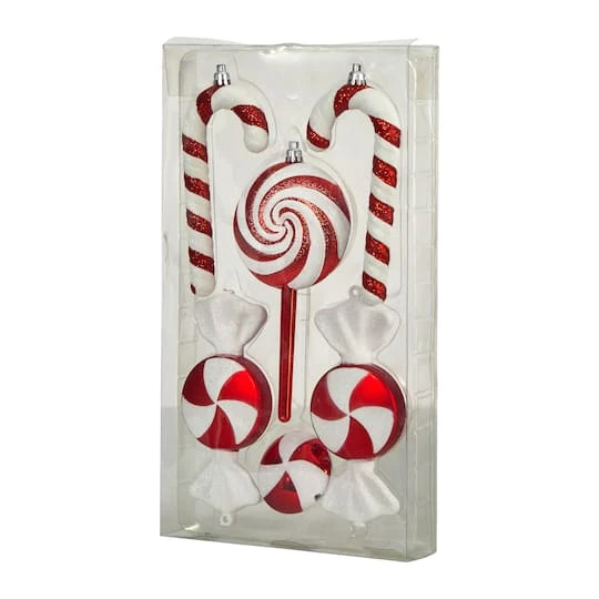 6ct. 7" Shatterproof Christmas Candy Ornaments 7 6ct. 7" Shatterproof Christmas Candy Ornaments - Image 5