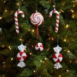 6ct. 7" Shatterproof Christmas Candy Ornaments 13 6ct. 7" Shatterproof Christmas Candy Ornaments -Michaels X-Mas Decor D479032S 5