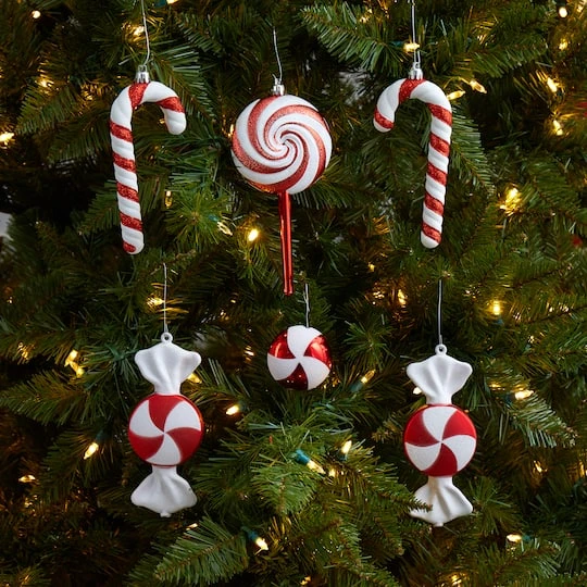 6ct. 7" Shatterproof Christmas Candy Ornaments 8 6ct. 7" Shatterproof Christmas Candy Ornaments - Image 6