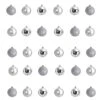 30ct. 2.5" Silver Shatterproof Christmas Ornaments