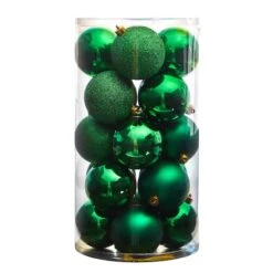 20ct. 3" Green Shatterproof Christmas Ornaments -Michaels X-Mas Decor D479047S 3