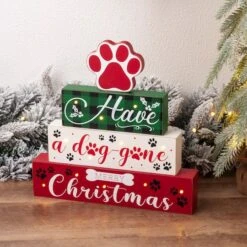 Glitzhome® 12" LED Lighted Pet Block Word Sign 13 Glitzhome® 12" LED Lighted Pet Block Word Sign -Michaels X-Mas Decor D479431S 3