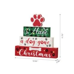 Glitzhome® 12" LED Lighted Pet Block Word Sign 15 Glitzhome® 12" LED Lighted Pet Block Word Sign -Michaels X-Mas Decor D479431S 5