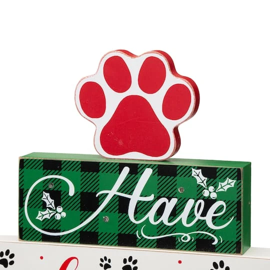 Glitzhome® 12" LED Lighted Pet Block Word Sign 9 Glitzhome® 12" LED Lighted Pet Block Word Sign - Image 7