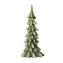 Glitzhome® 14.75" Green Christmas Tree Table Décor 10 Glitzhome® 14.75" Green Christmas Tree Table Décor -Michaels X-Mas Decor D479434S 1 1