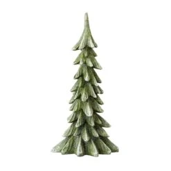 Glitzhome® 14.75" Green Christmas Tree Table Décor 13 Glitzhome® 14.75" Green Christmas Tree Table Décor -Michaels X-Mas Decor D479434S 4